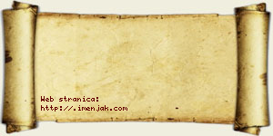 Andjelina Vujaklija vizit kartica